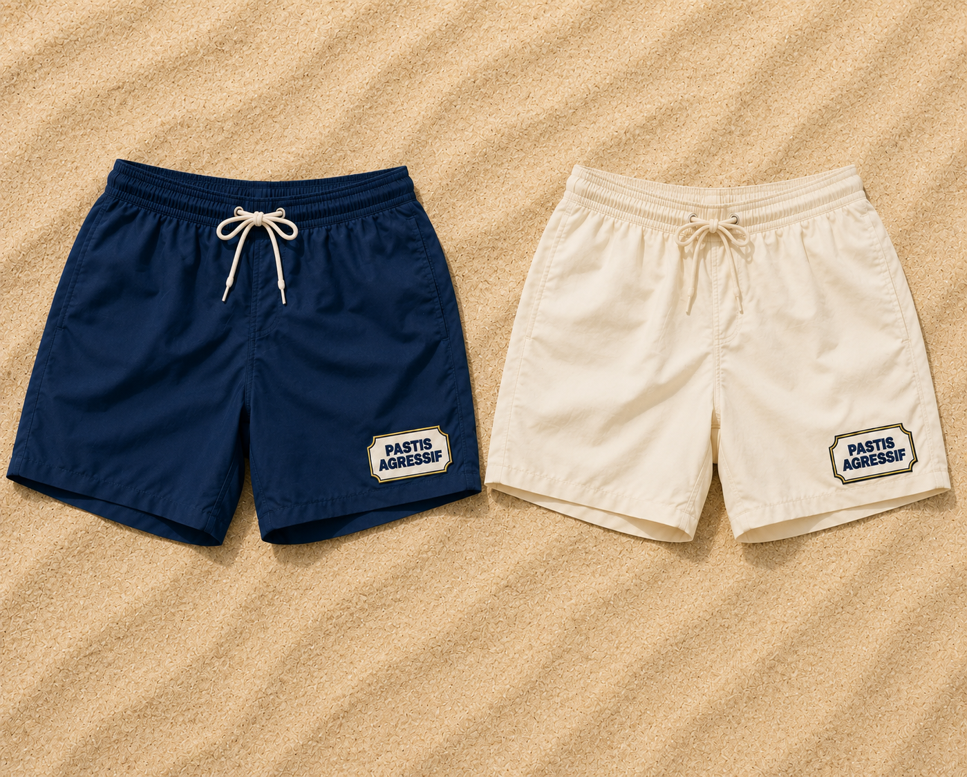 Short de bain logo "Pastis Agressif"