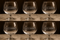 Lot de 6 verres ballons logo "Pastis Agressif"