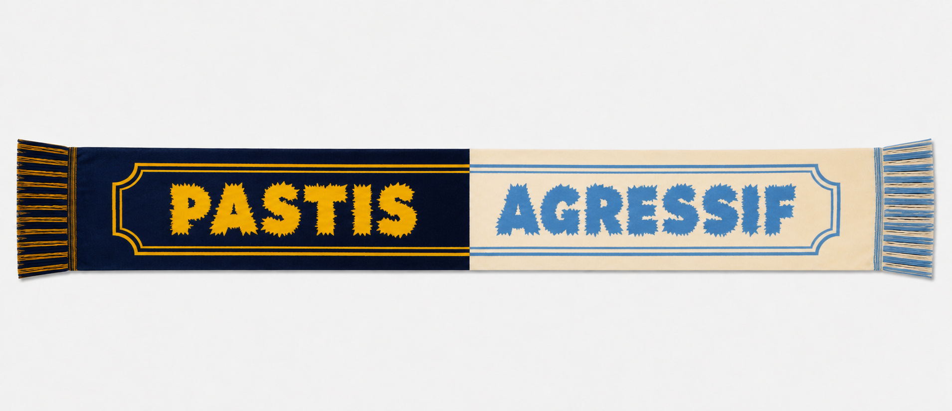 Écharpe de football logo "Pastis Agressif"
