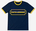 Tee-shirt manches courtes à bords contrastés logo "Pastis Agressif"